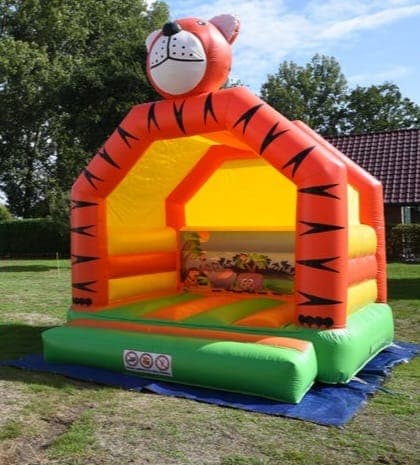 Hüpfburg Tiger 4 x 4 m, Höhe 4,5 m